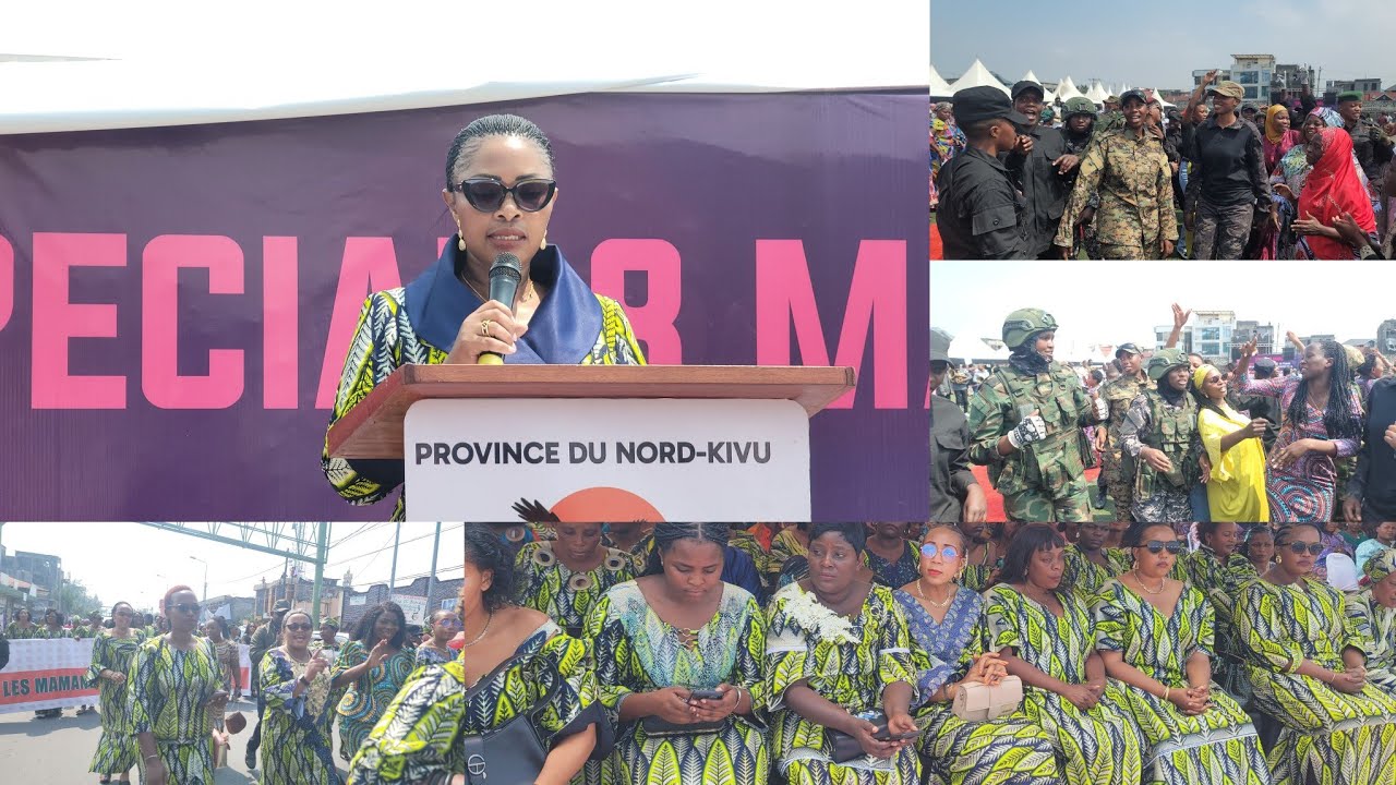 AFC/M23Goma : forte mobilisation des femmes pour la célébration du 8 mars sous l’accompagnement