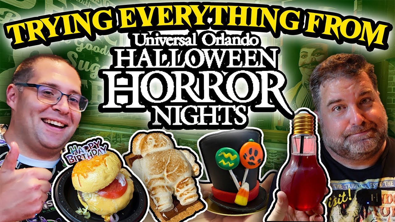 Review of EVERY NEW TREAT & DRINK - Halloween Horror Nights 33 at Universal Orlando