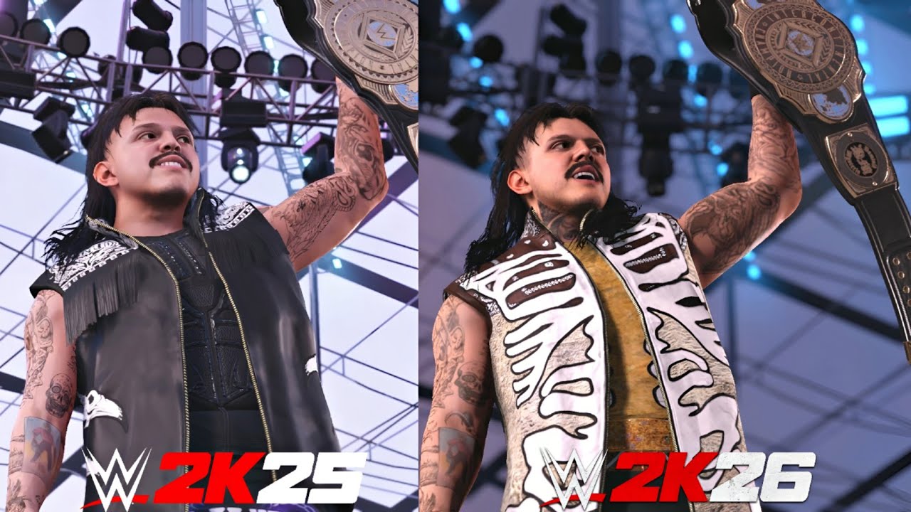 Сравнение 5 лучших выходов на ринг в WWE 2K26 и WWE 2K25 | Эволюция графики и арены