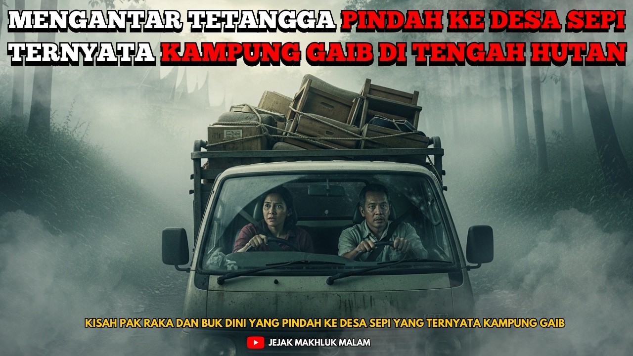 MENGANTAR TETANGGA PINDAHAN KE DESA SEPI, KARENA SERING RIBUT DENGAN MERTUA, TERNYATA KAMPUNG GAIB