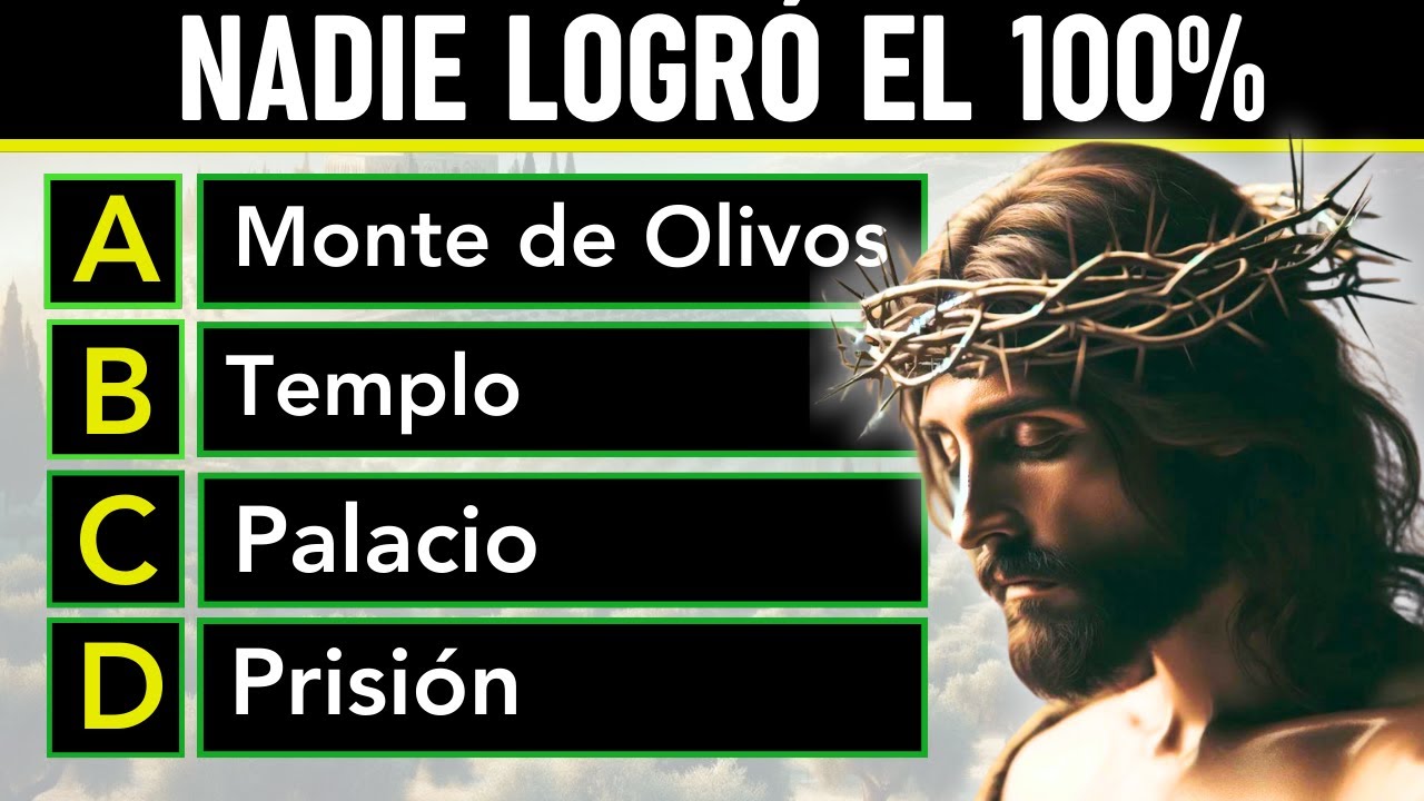 30 Preguntas Bíblicas díficiles de Jesús - Quiz Bíblico