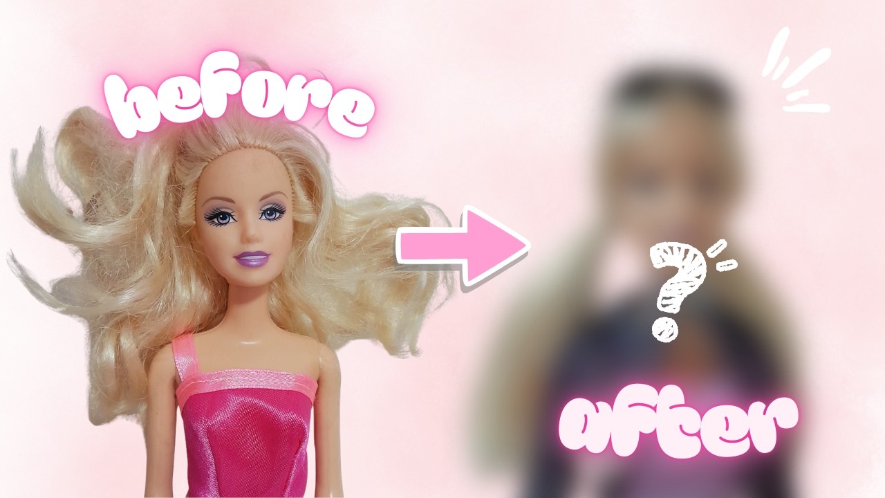 Cleaning and Restyling Thrift Store Barbie Doll 🦋 Y2K Vibes - Doll Makeover Restoration 