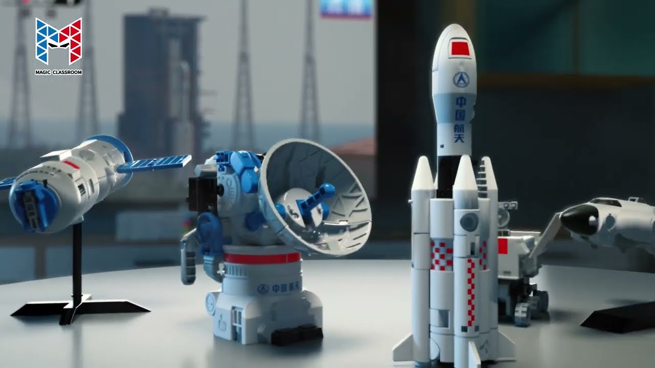 Magic Classroom Aerospace Transformer Toys Robot Deformation