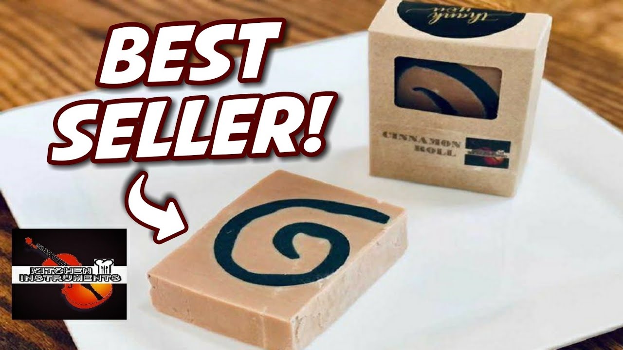 How I Make My BEST SELLING Melt and Pour Cinnamon Roll Soap!  | Kitchen Instruments