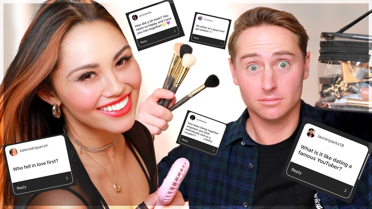 MY BOYFRIEND DOES MY MAKEUP | Roxette Arisa