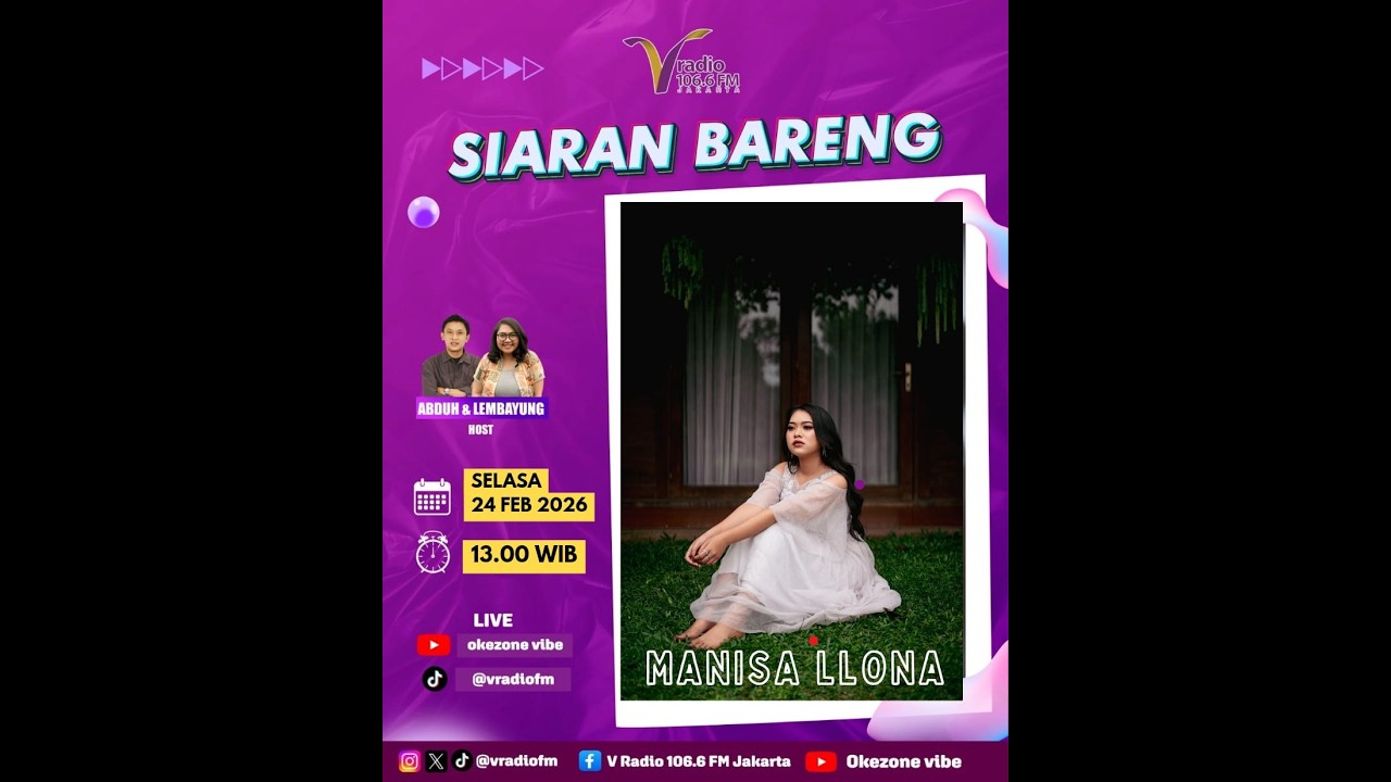V SIARAN BARENG MANISA LLONA
