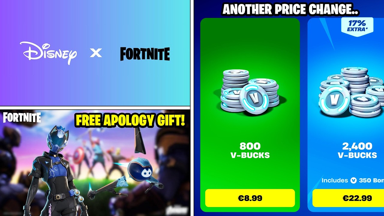 О боже..!! (Обновление V-Bucks и покупка Fortnite компанией Disney)