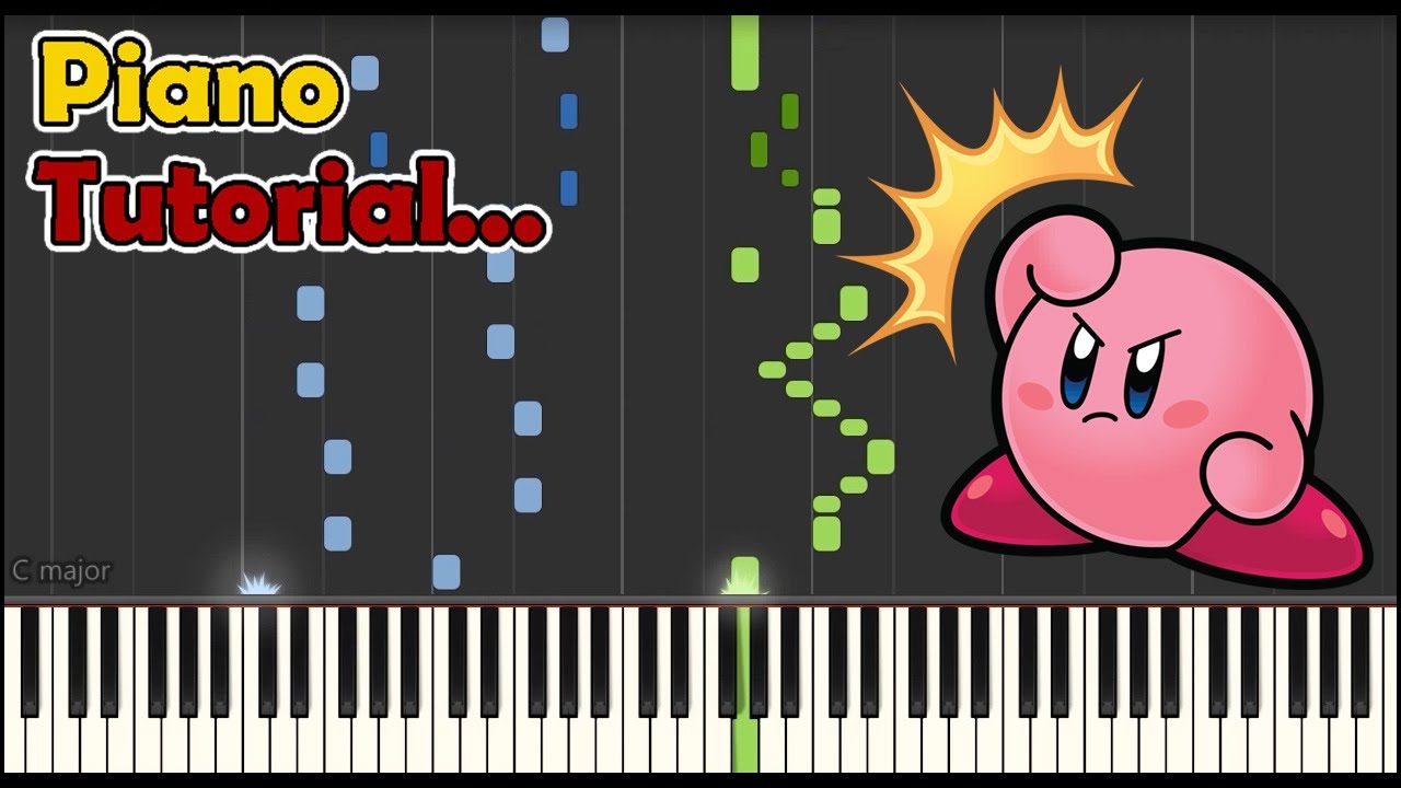 [Piano Tutorial] Kirby Super Star - Candy Mountain
