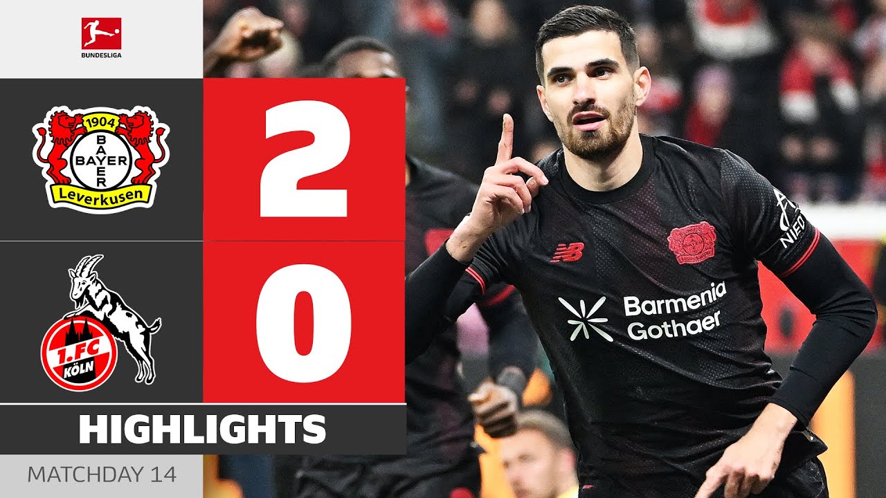 SCORPION-KICK Decides The Match! | BAYER 04 LEVERKUSEN - 1. FC K&Ouml;LN | Highlights | Matchday 14