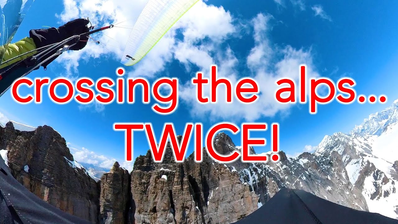 Time-Warp Paragliding: Swiss Alps Double-Crossing in 31 Minutes! Must-See Scenic Overload!