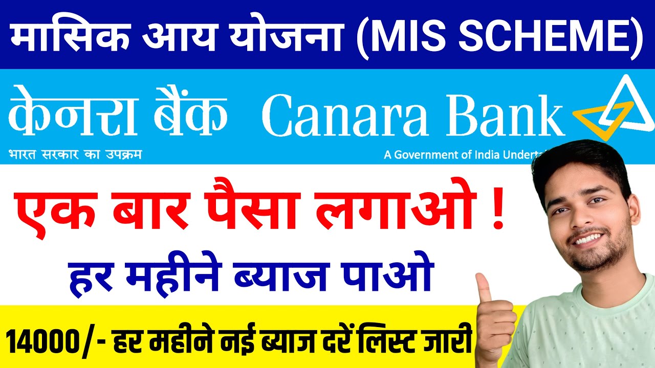 Monthly Income Scheme Canara Bank | 