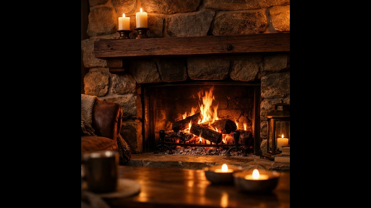Cozy Fireplace Sounds for Sleep & Relaxation | 10 Hours