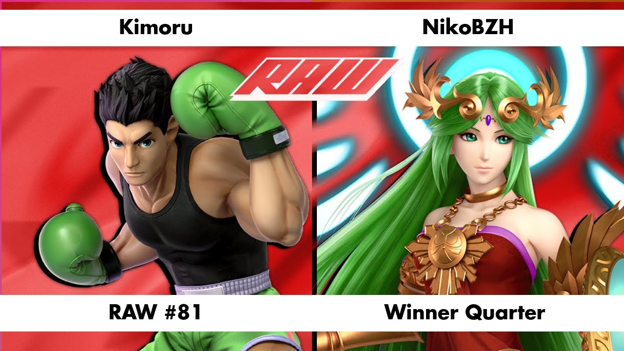RAW #81 - Kimoru (Little Mac) Vs. NikoBZH (Palutena) - Winner Quarter