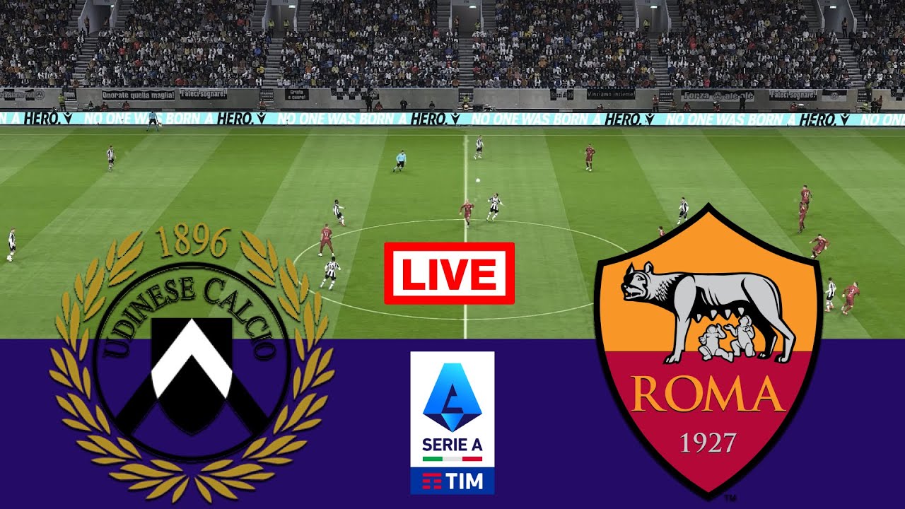 🔴 In Diretta : Udinese vs Roma | Serie A 2025/26 | Streaming completo della partita