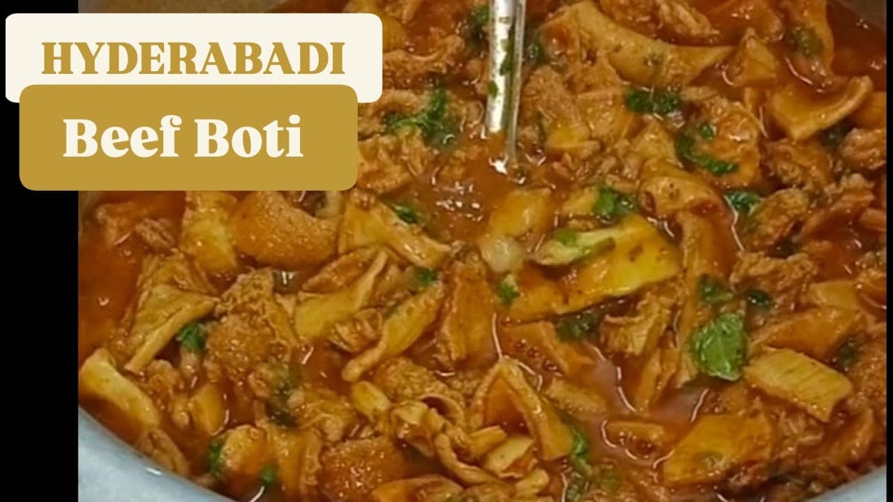 Hyderabadi Boti ka Salan | Beef Boti Recipe | Spicy Beef tripe recipe