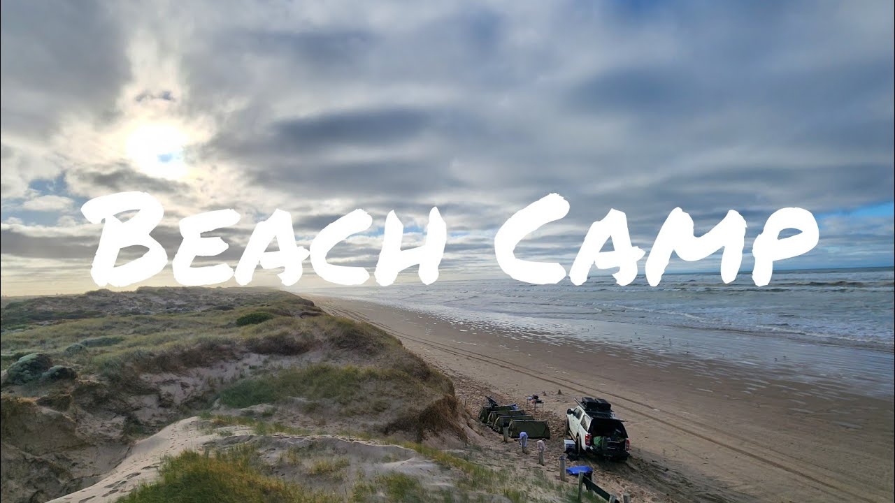 Goolwa Pipi Cockle mission. Beach Camping with our new Adventure Kings Swags.