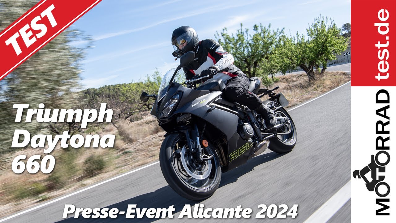 Triumph Daytona 660 | Test des neuen Mittelklasse-Sportlers in Alicante
