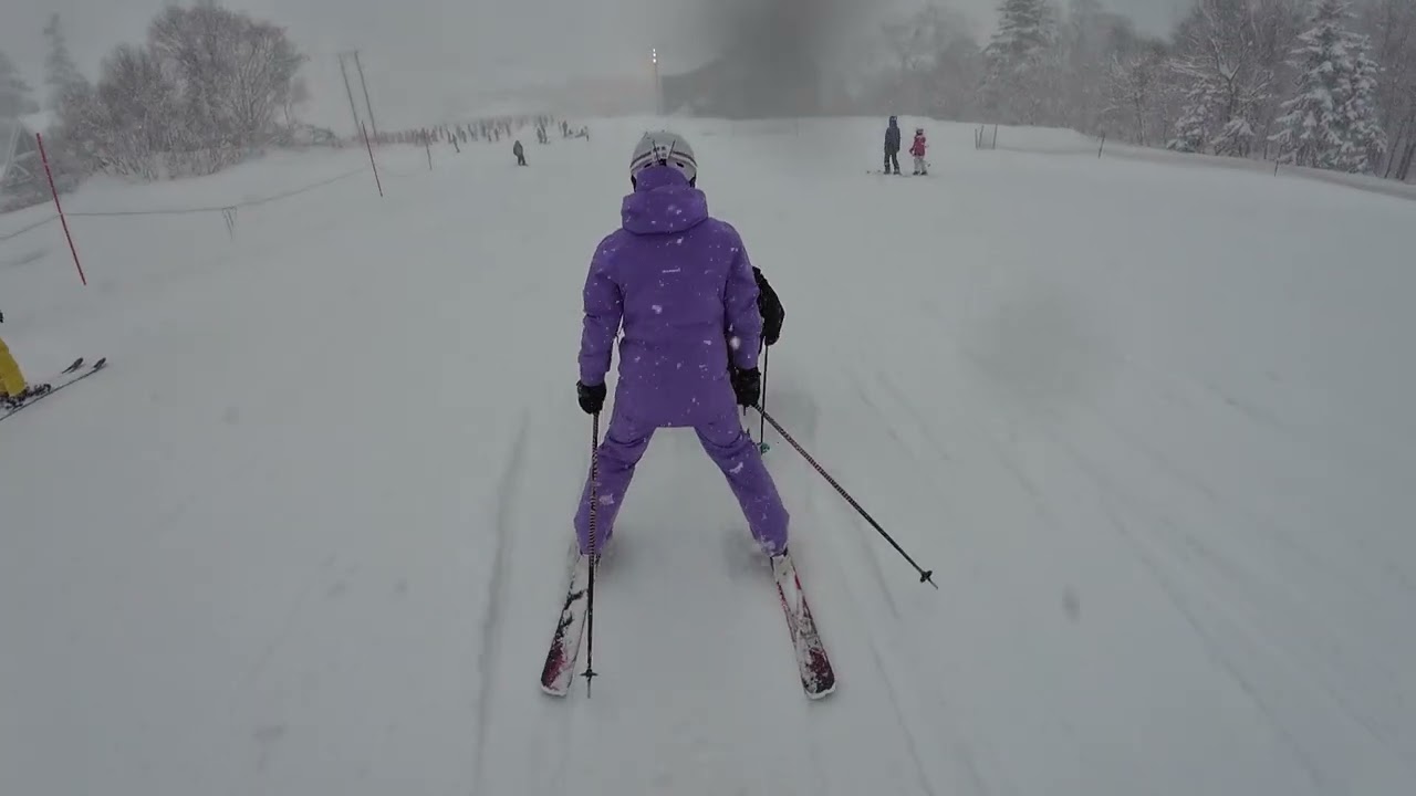 Powder snow in Hokkaido 🇯🇵 withあい&ばい&さくちゃん