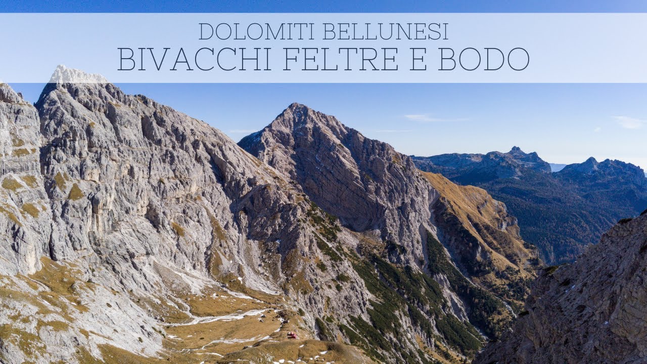 Bivacchi Feltre e Bodo dalla Val Canzoi // Dolomiti Bellunesi
