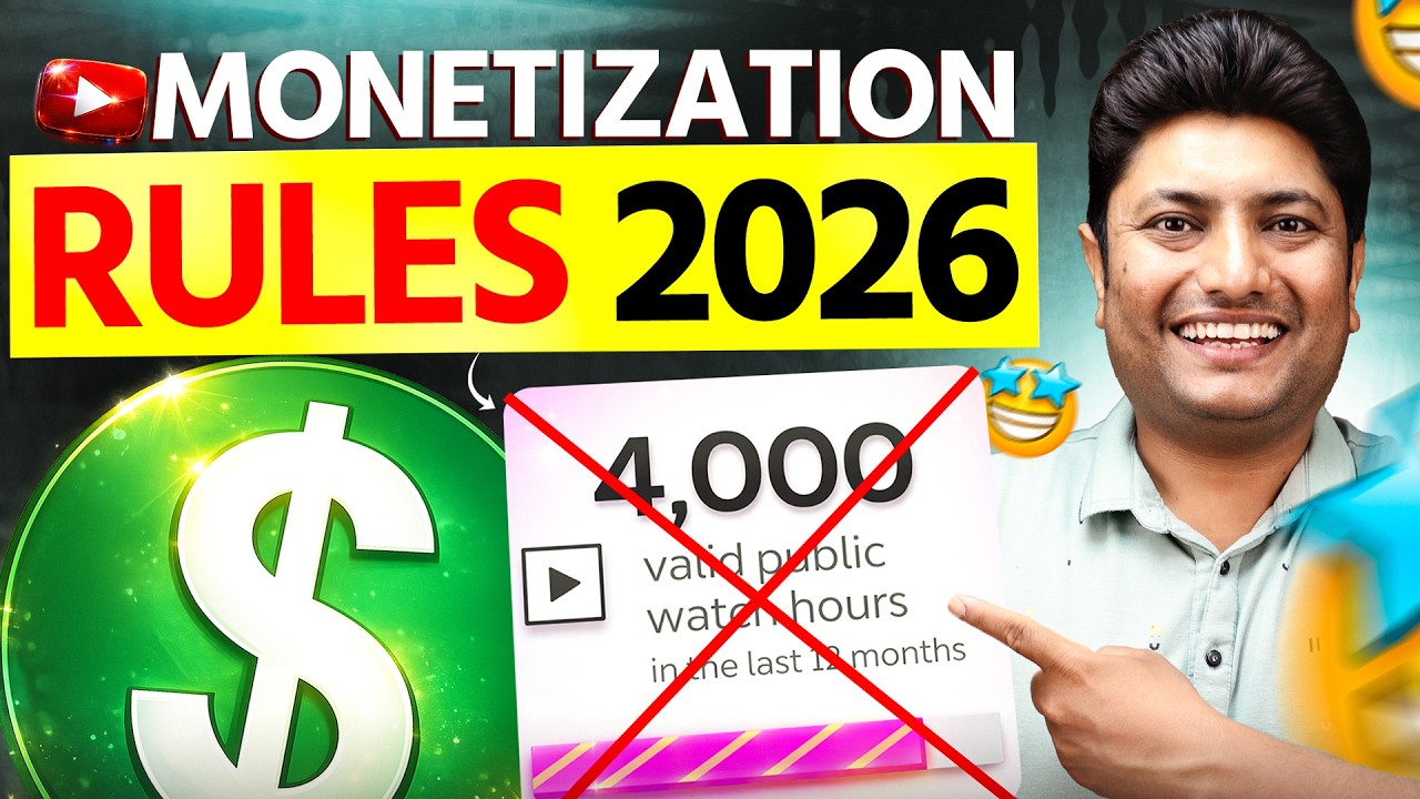 YouTube Monetization 2026 New Rules | YouTube Partner Program Rules 2026
