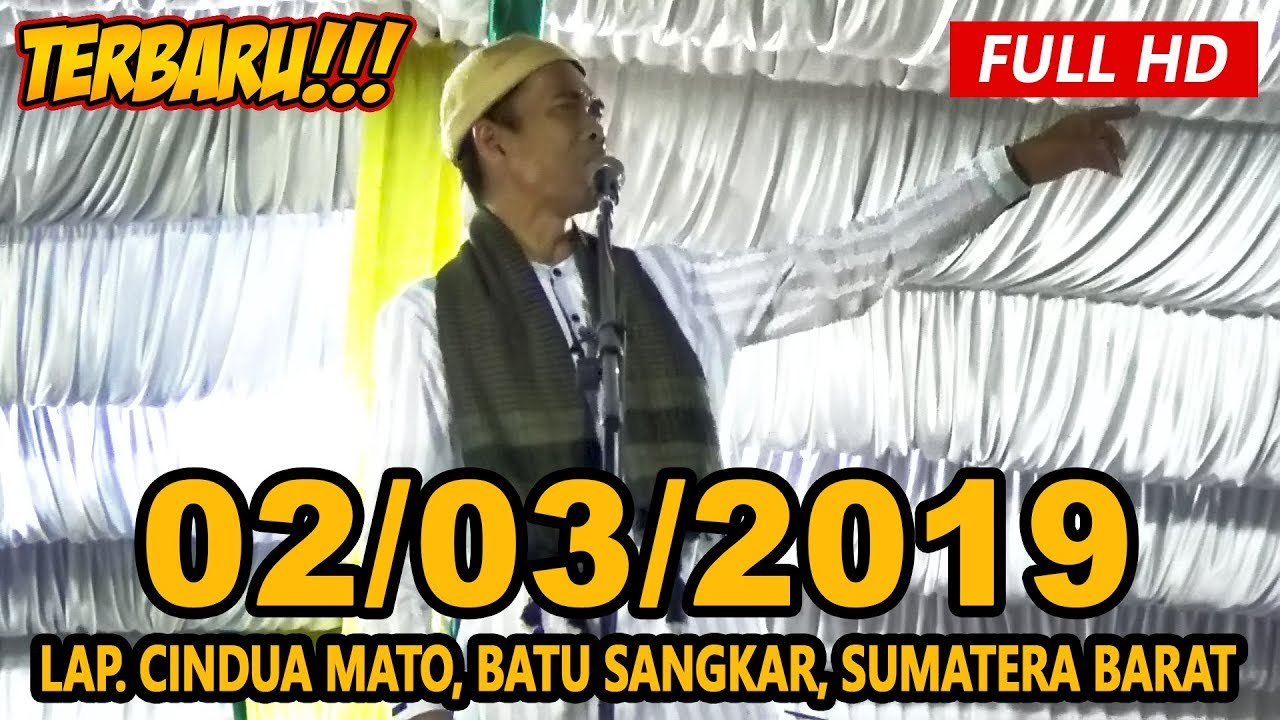Ceramah Terbaru Ustadz Abdul Somad Lc, MA - Lap. Cindua Mato, Batu Sangkar