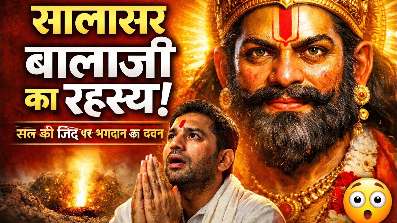 सालासर बालाजी का रहस्य 😳 | संत की जिद पर दिया गया दिव्य वचन!