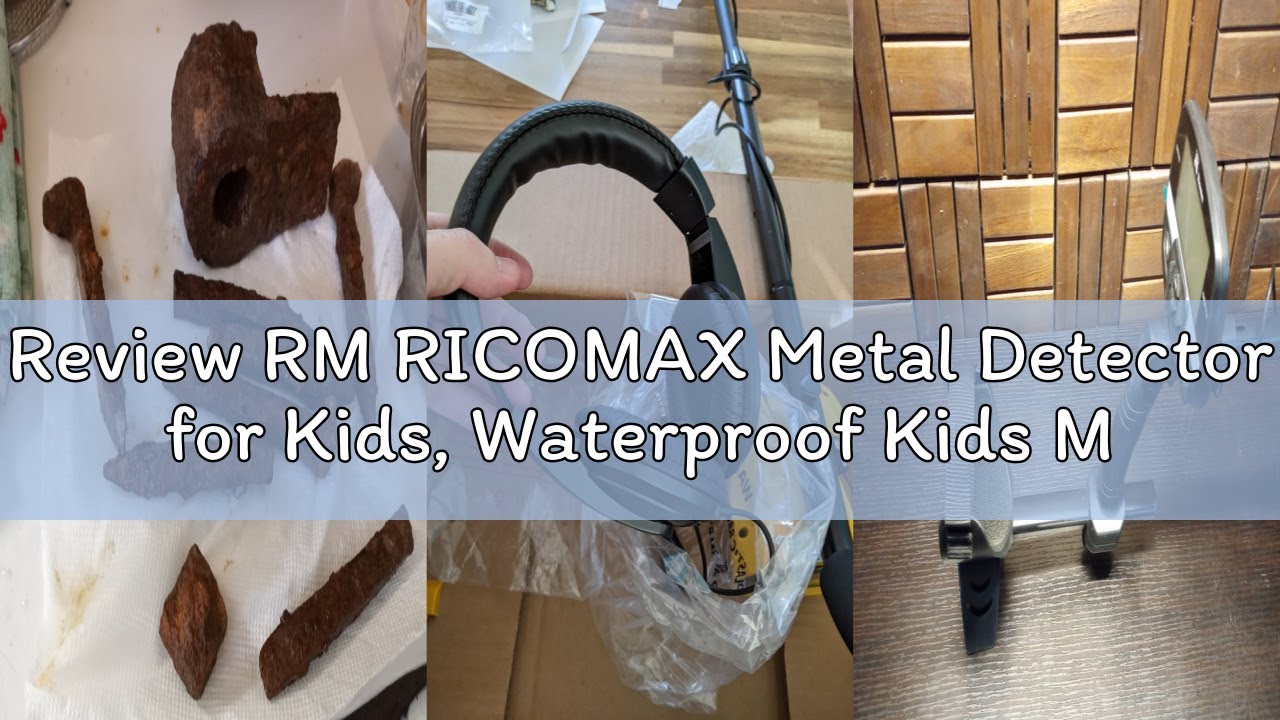 Review RM RICOMAX Metal Detector for Kids, Waterproof Kids Metal Detector, 7.4 Inch Search Coil with