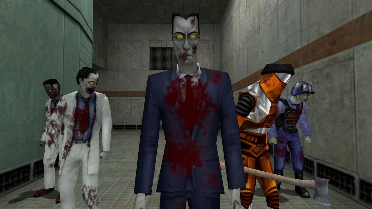 GMOD NPC Wars - HECU VS Black Mesa Zombies