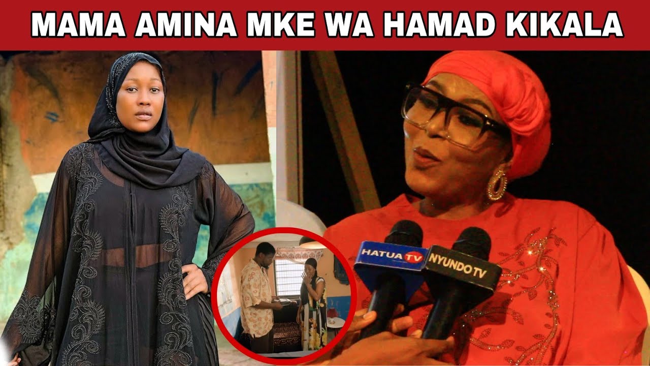 MAMA AMINA mke wa HAMAD KIKALA amchana makavu MWAMINI kumtamani mumewe...
