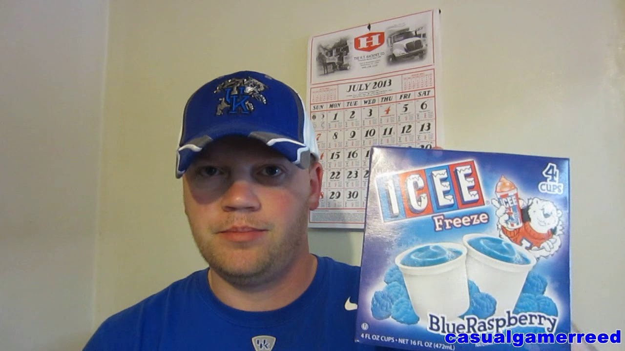 Reed Reviews - ICEE Freeze Cups Blue Raspberry