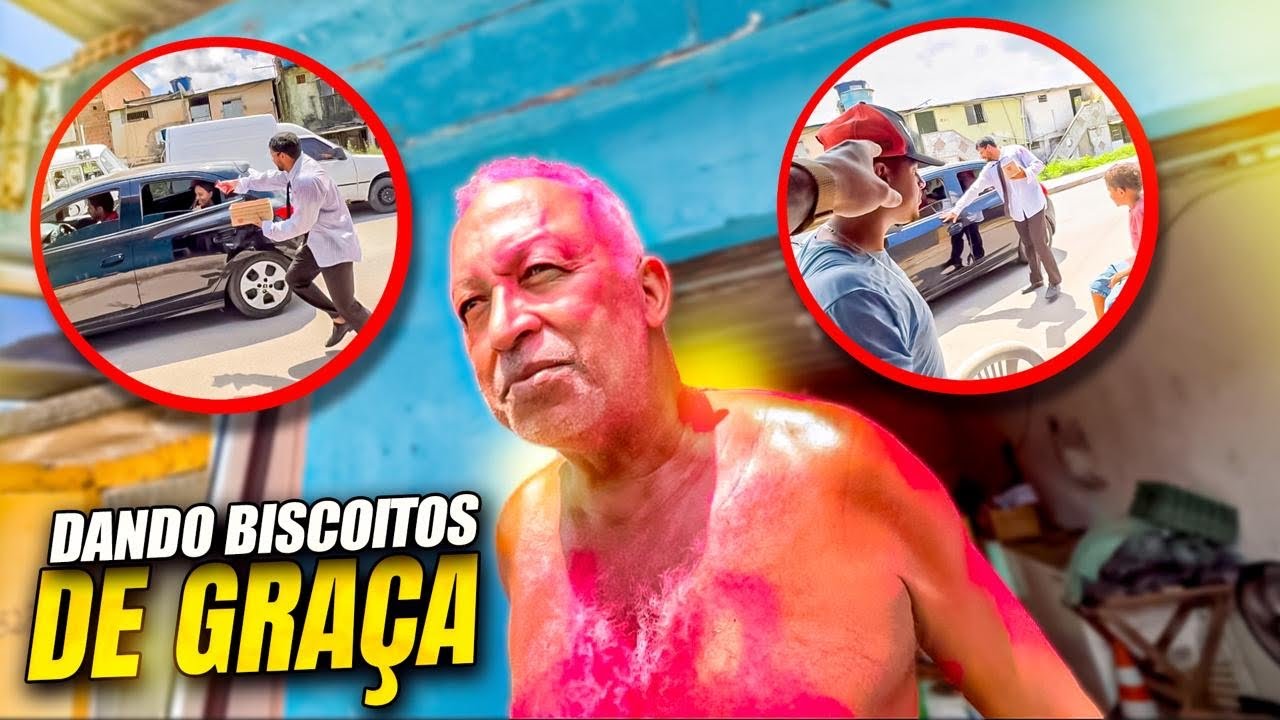 DIDINHO DEU OS BISCOITOS DO REI DO DANONE NA RUA | DIDINHO 