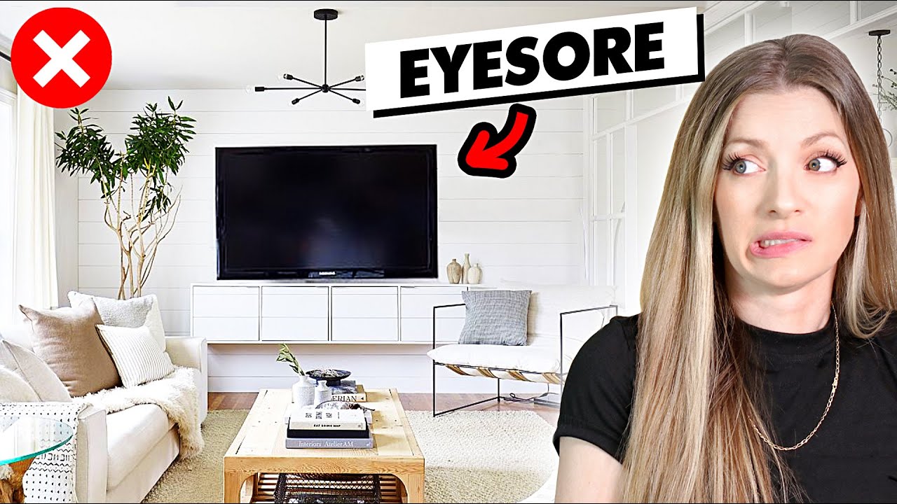 КАК УКРАШАТЬ ИНТЕРЬЕР С ПОМОЩЬЮ ОГРОМНОГО ТЕЛЕВИЗОРА?! 📺