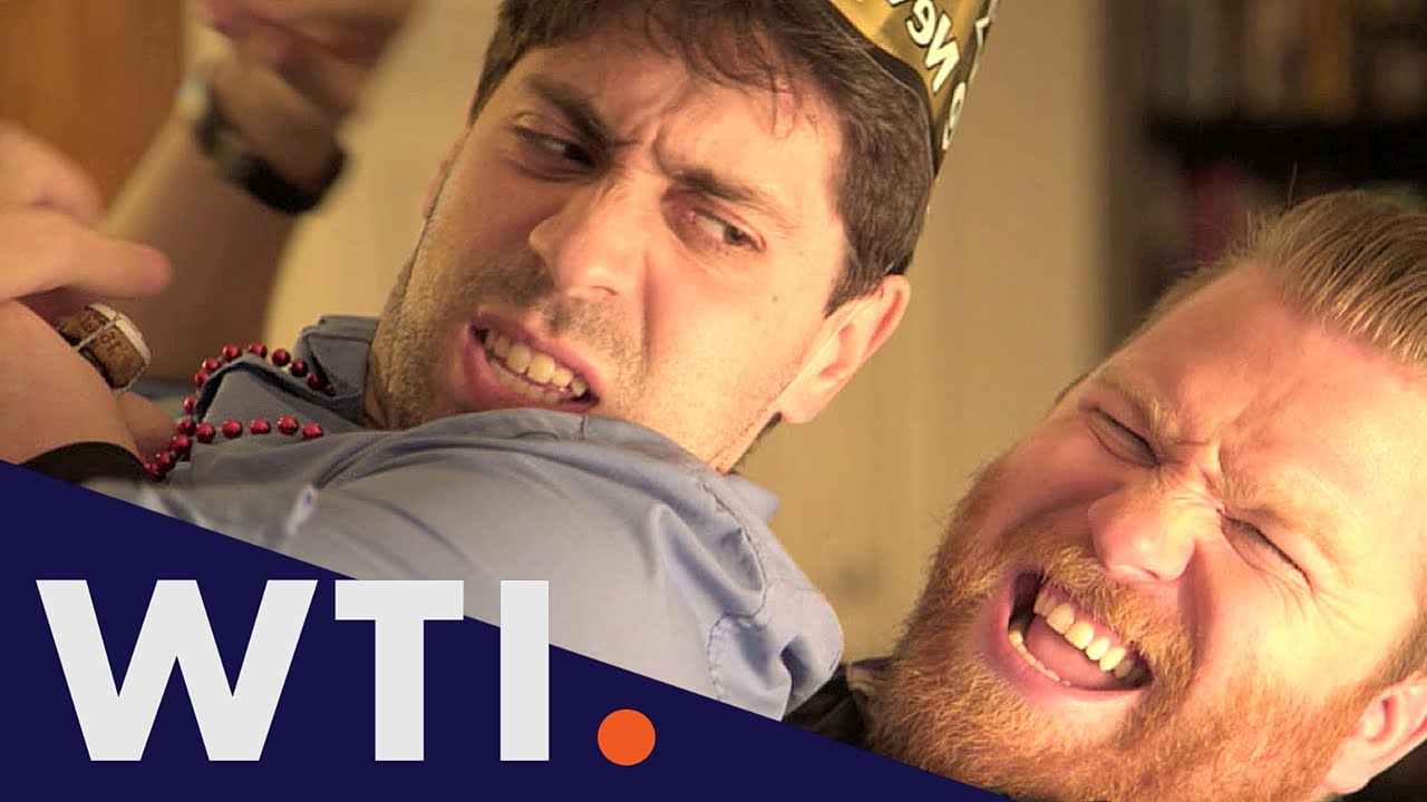 Larry, The Annoying Optimist at the New Years Party | We the Internet TV
