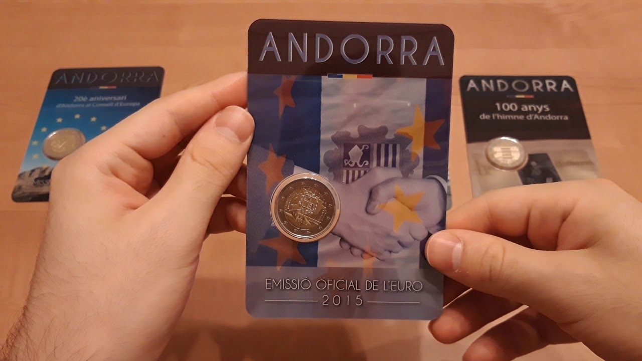 ANDORRA: monete RARISSIME, 2 Euro commemorativi!