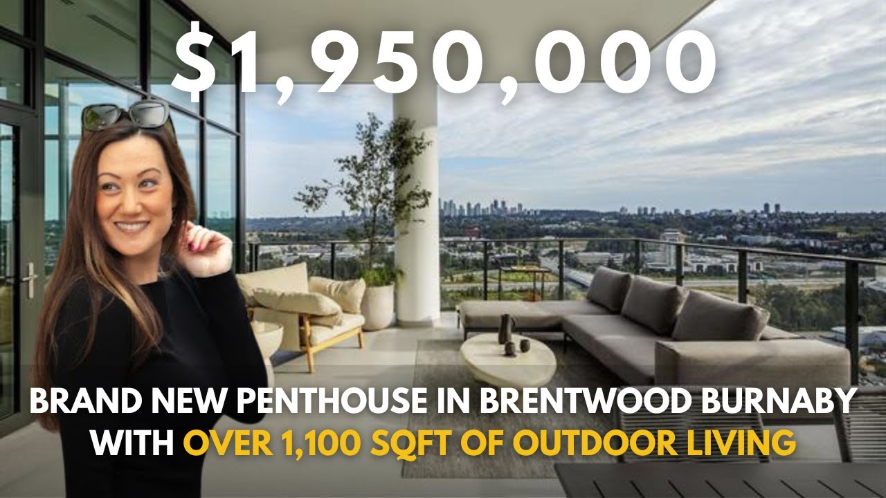 Inside this $1,950,000 Penthouse with 360-Degree Views in Brentwood, Burnaby | Property Tour
