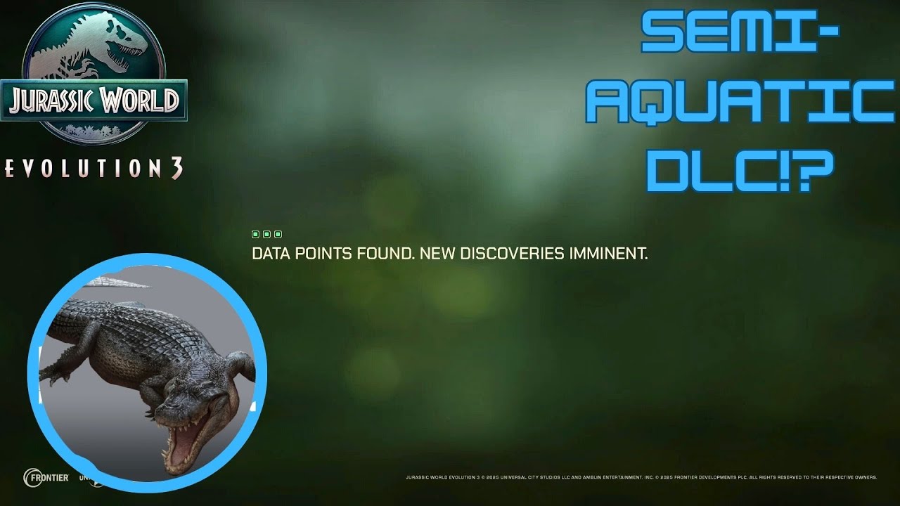 SEMIAQUATIC DLC TEASED!? December DLC | Jurassic World Evolution 3