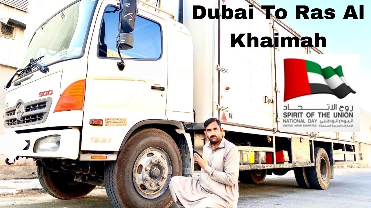 Dubai to Ras Al Khaimah, I also met a friend at a petrol station
