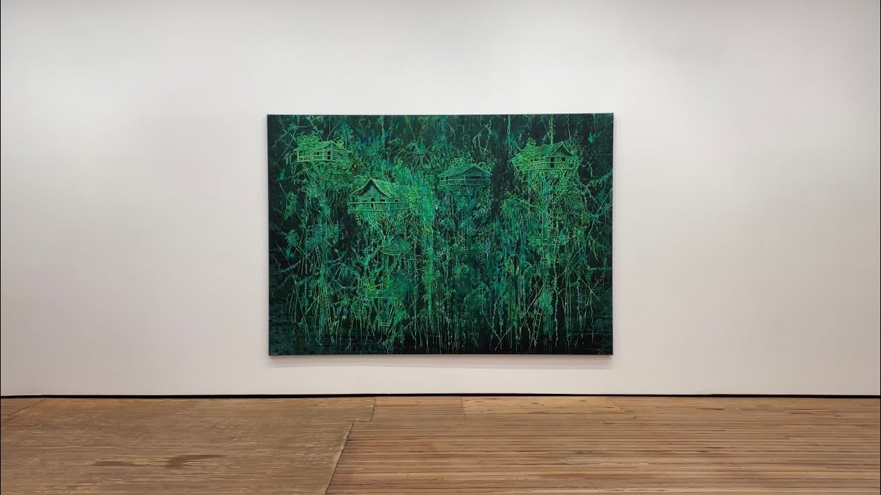 Michael Raedecker : monument, 2022 | Grimm Gallery