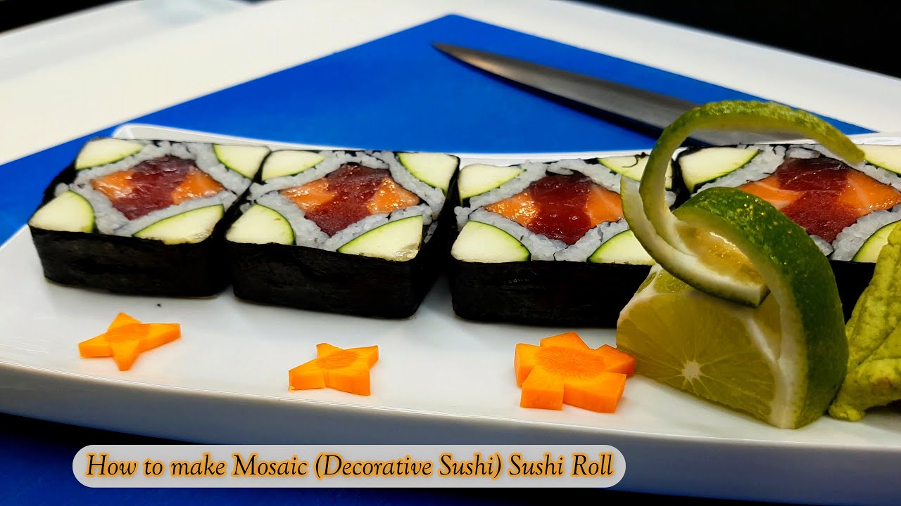 Mosaic Sushi Roll II Decorative Sushi by Sushi Man Santosh
