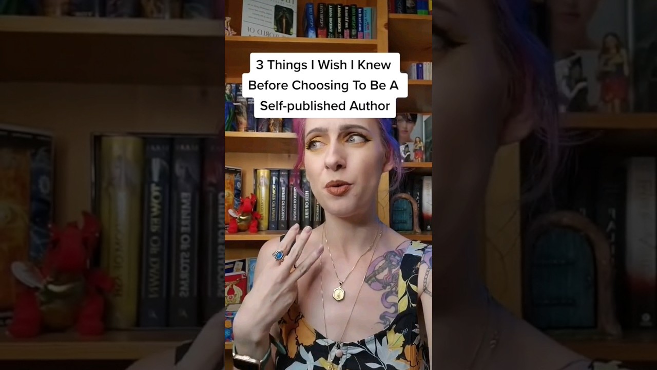 3 Things I Wish I Knew Before Self-publishing 😭 #authortube #indieauthor #selfpublishing