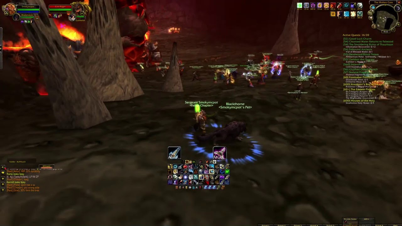 WoW Classic Molten Core Hunter POV