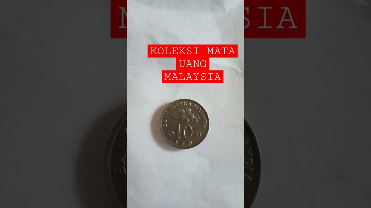 KOLEKSI UANG KOIN 1 0 SEN MALAYSIA TAHUN 1991#shorts#malaysia