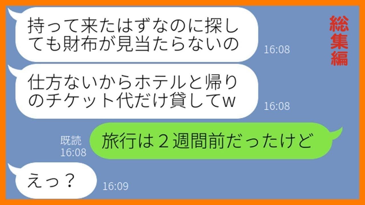 【LINE】「現地で払う」と嘘ついて奢られる前提でハワイ旅行に無一文で来たママ友「財布が見当たらないのw」→財布も持たず勝手に便乗するDQN女にある衝撃の事実を伝えた結果w【スカッとする話】【総集編】