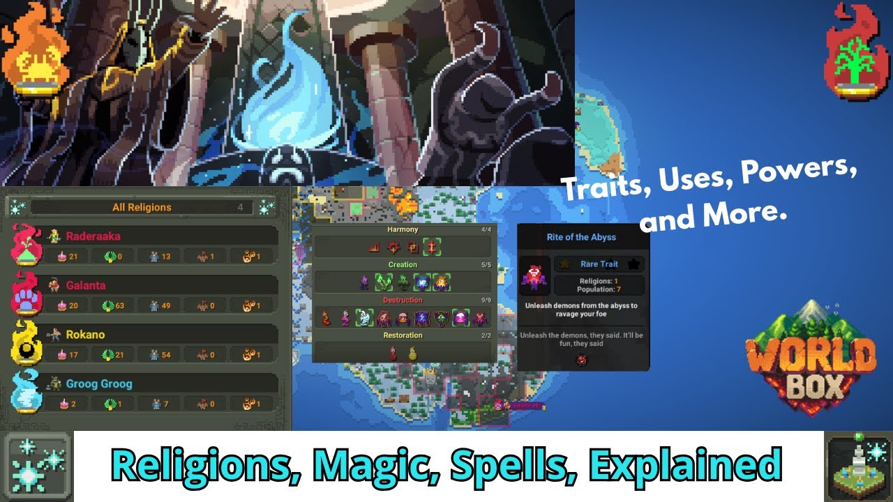 🔥 Religions in WorldBox 0.50 &mdash; Magic, Power, and Total Destruction!