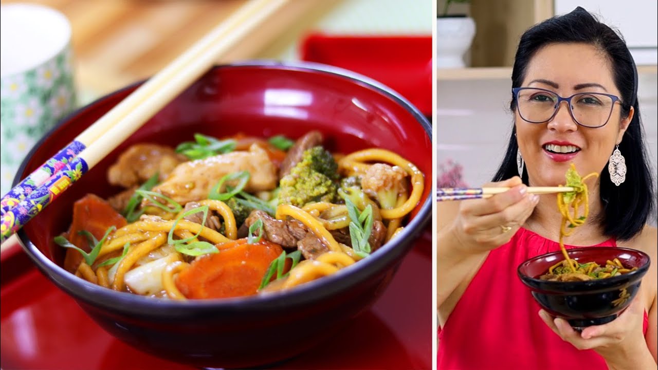 COMO FAZER YAKISOBA RÁPIDO E FÁCIL | PERFEITO E MUITO SABOROSO - Dika da Naka