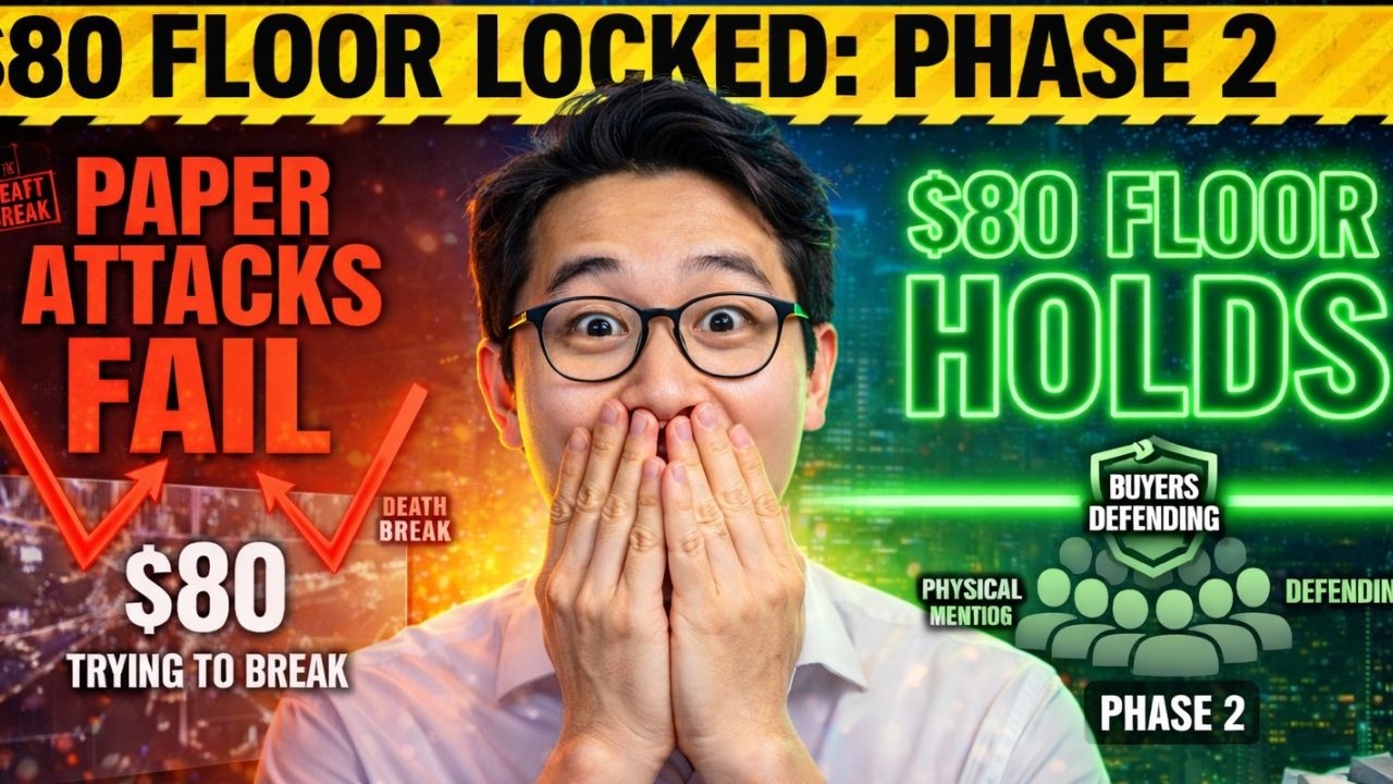 THE FLOOR IS IN: Why Physical Buyers Are defending $80 Like crazy (The 