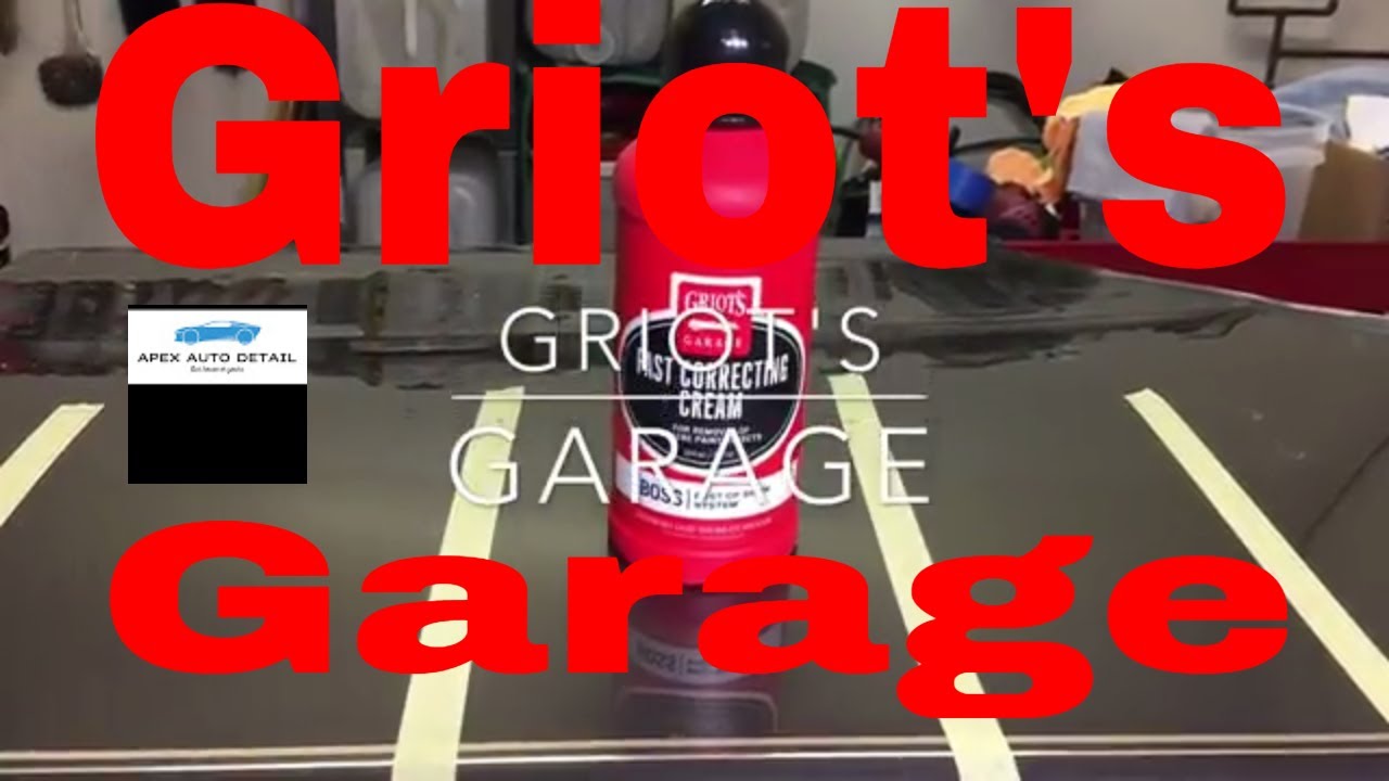 Griot's Garage BOSS Fast Correcting Cream!!!! Sub_Micron Abrasives, Low Dusting, Quick Cut!!!