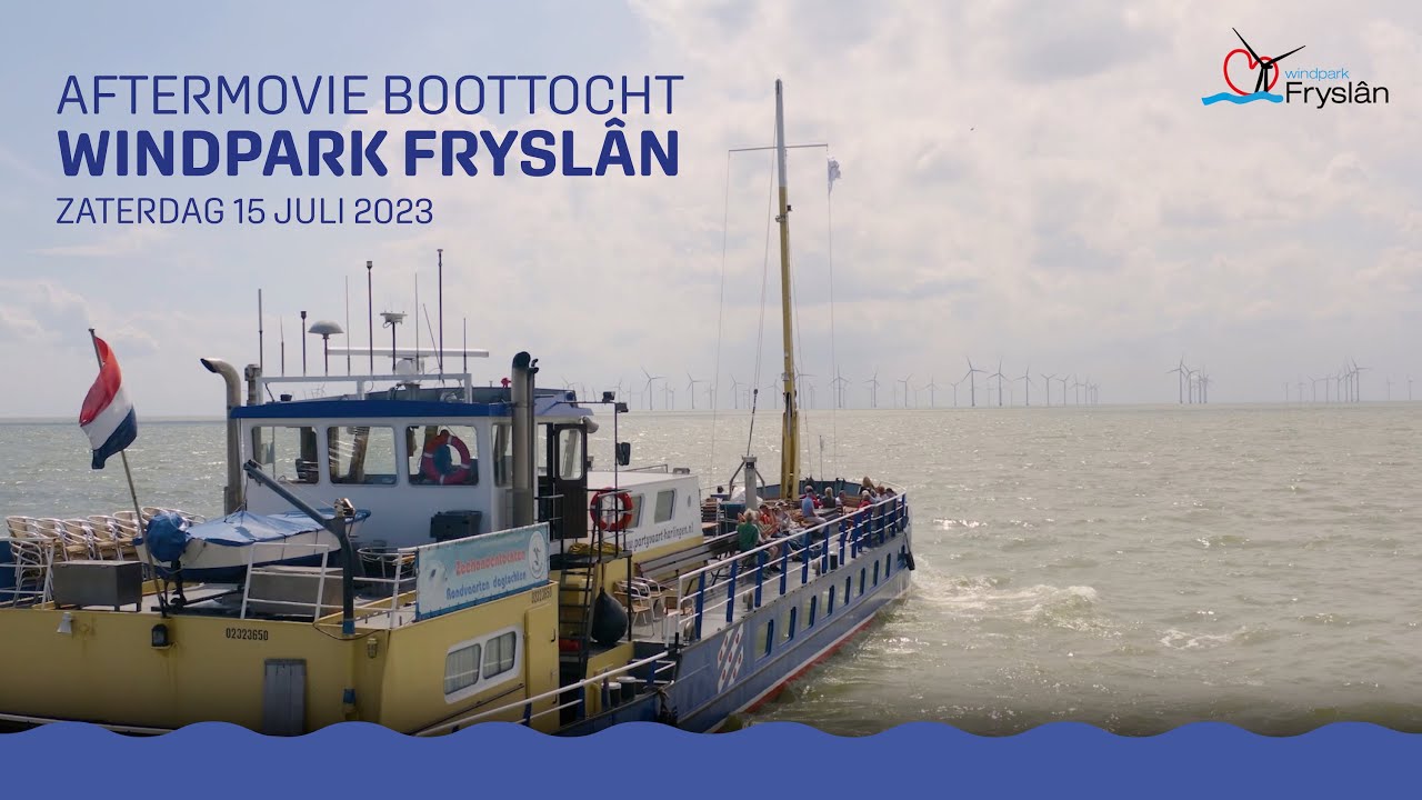 Aftermovie boottocht juli 2023 - Windpark Fryslân