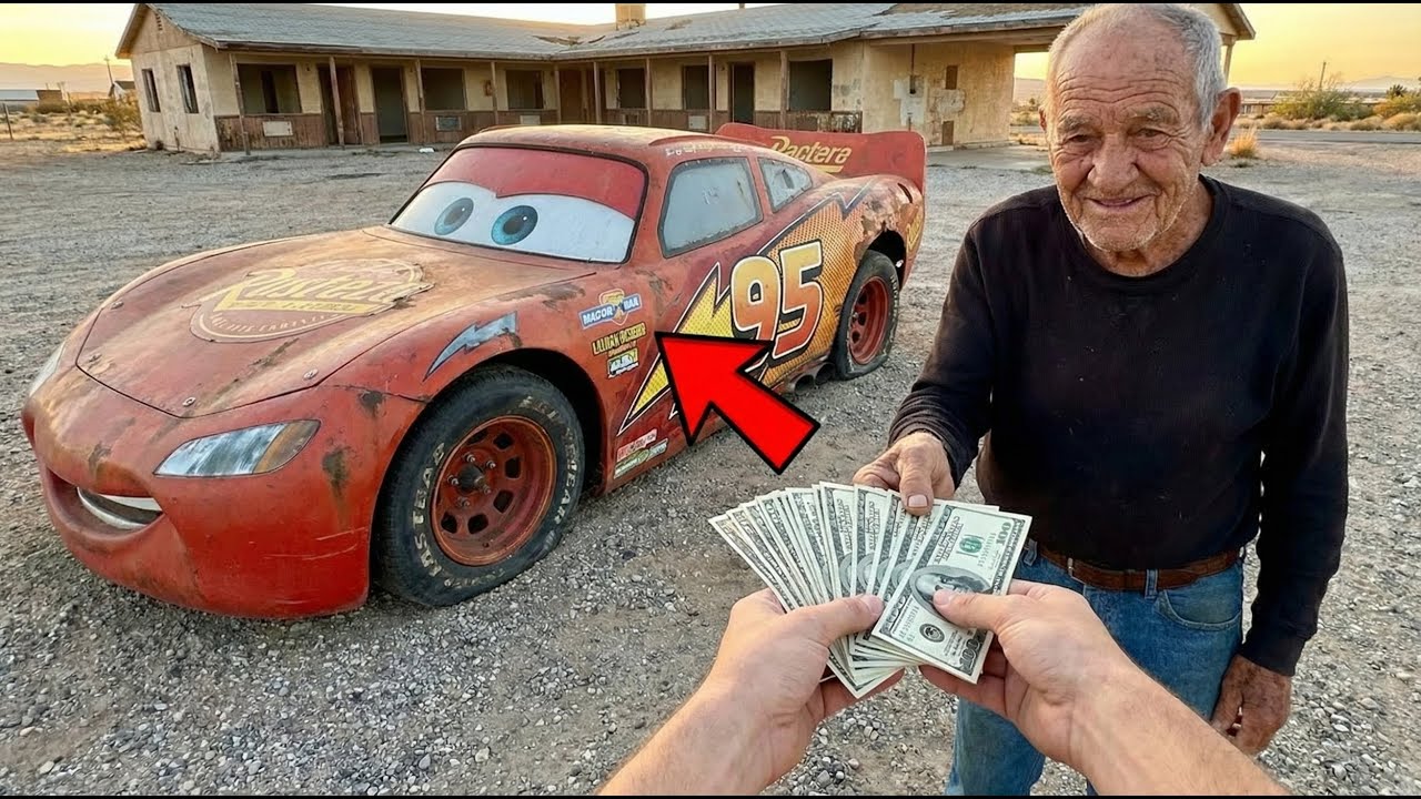 POV ASMR Car Restoration  2006 Lightning McQueen Left at Abandoned Motel — $350 Deal