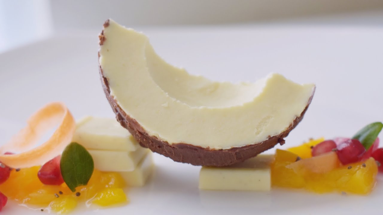 Coconut Chocolate Bavarois 🥥 | Coconut Dessert | Fancy Food| Food Art
